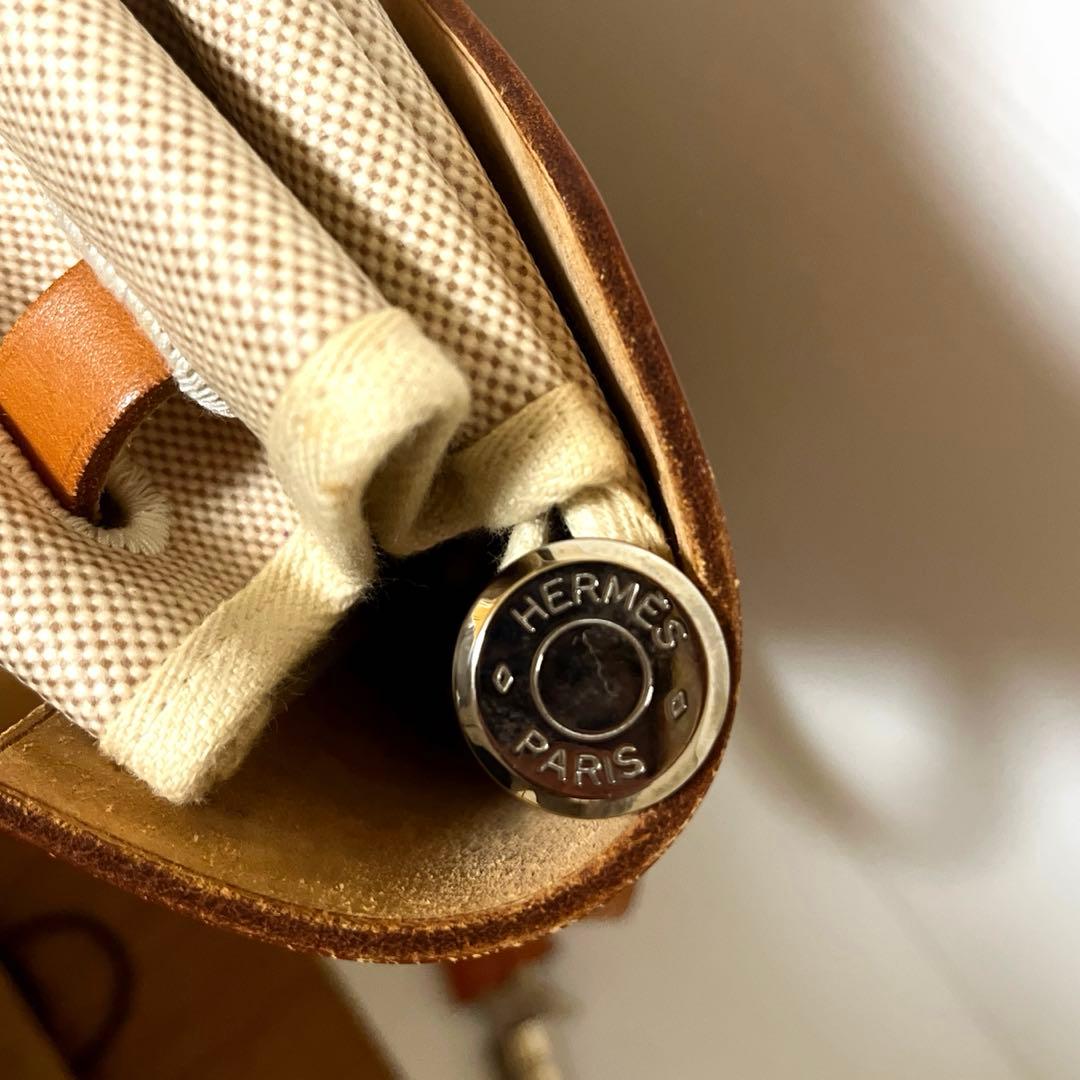 【値下げ中】美品　刻印ありHERMES エルメス　エールバッグ　替えバッグ有