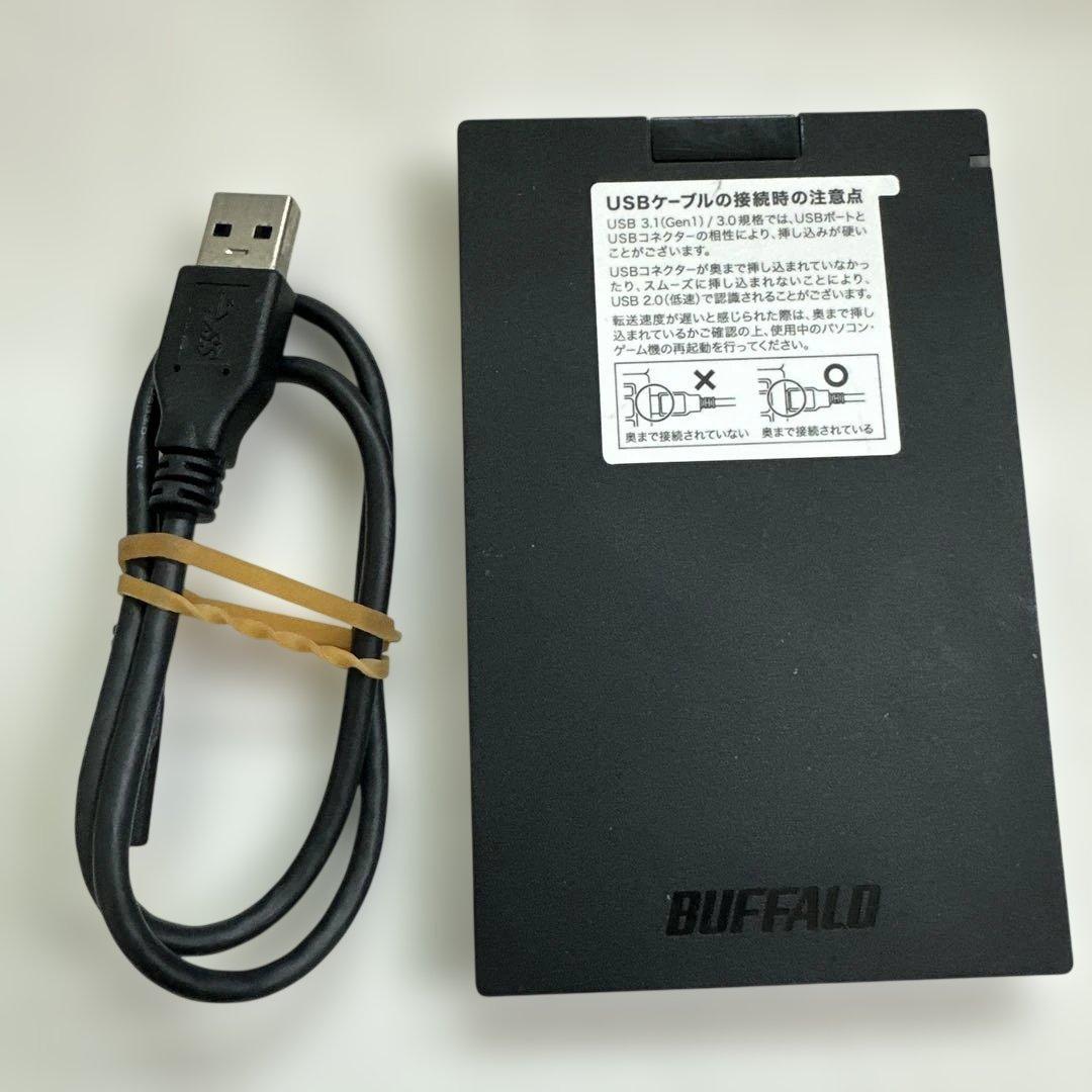 ③1TBBUFFALO ポータブル外付けSSD