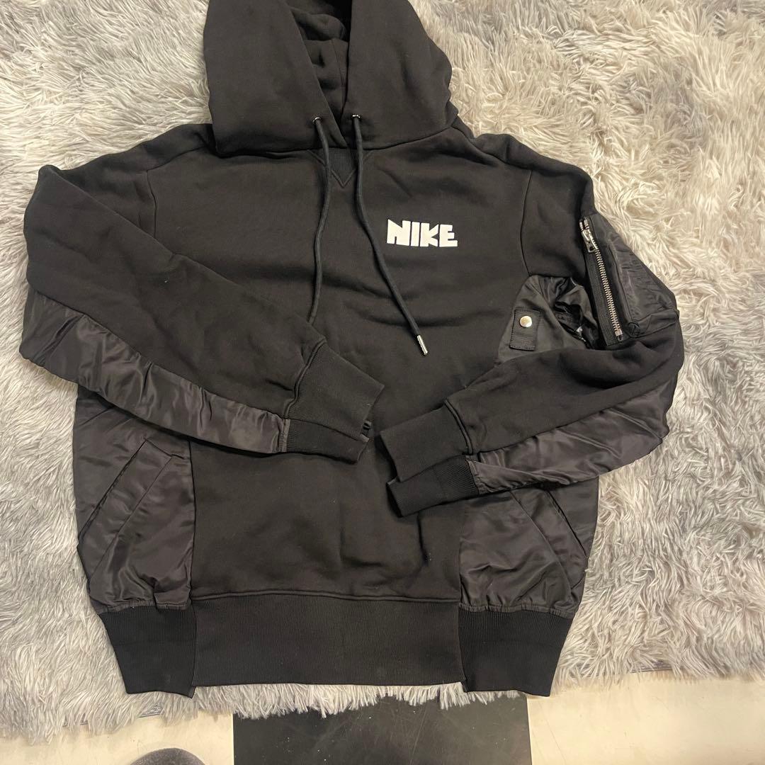 NIKE ナイキ×サカイ　ドッキングパーカー　中古品　サイズ2
