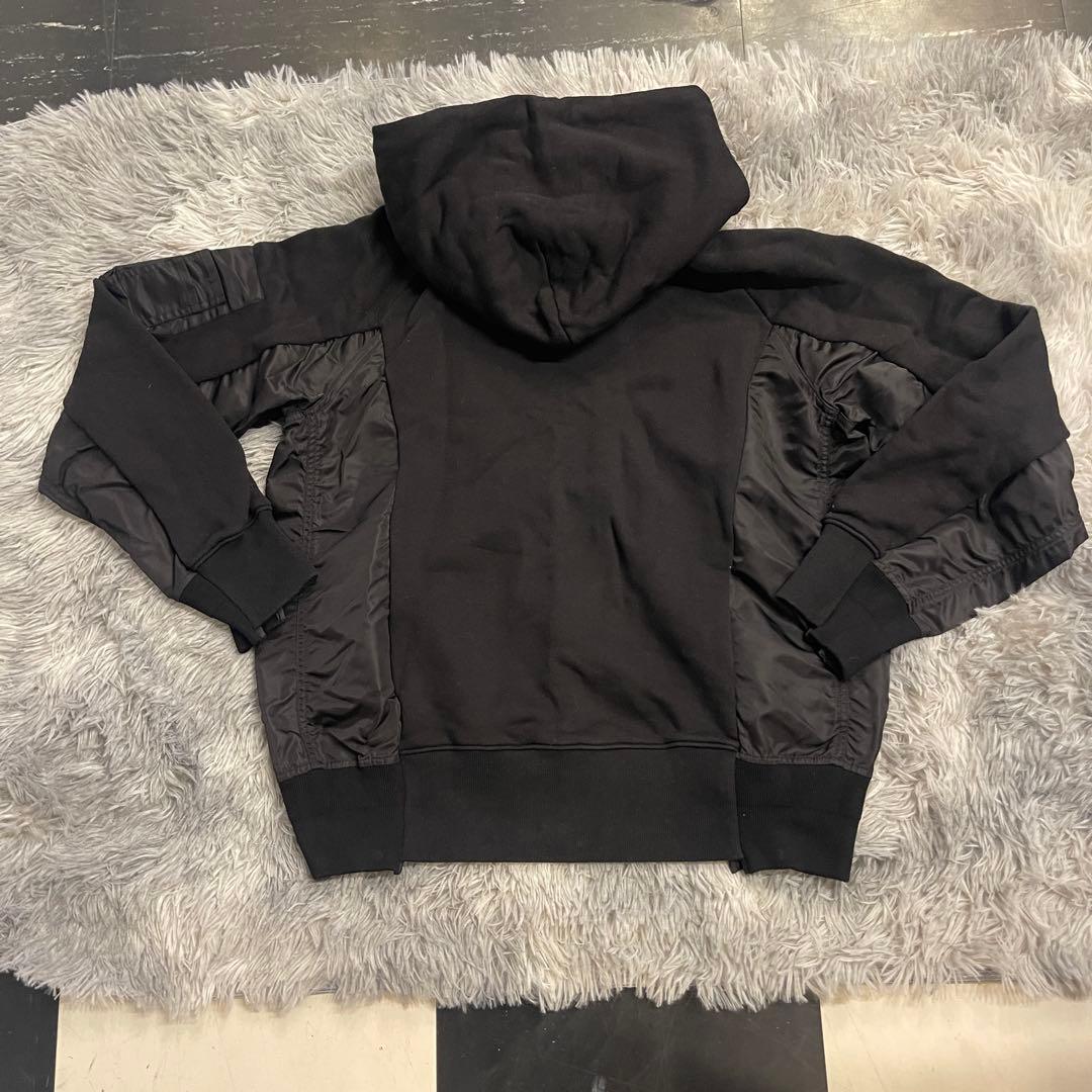 NIKE ナイキ×サカイ　ドッキングパーカー　中古品　サイズ2