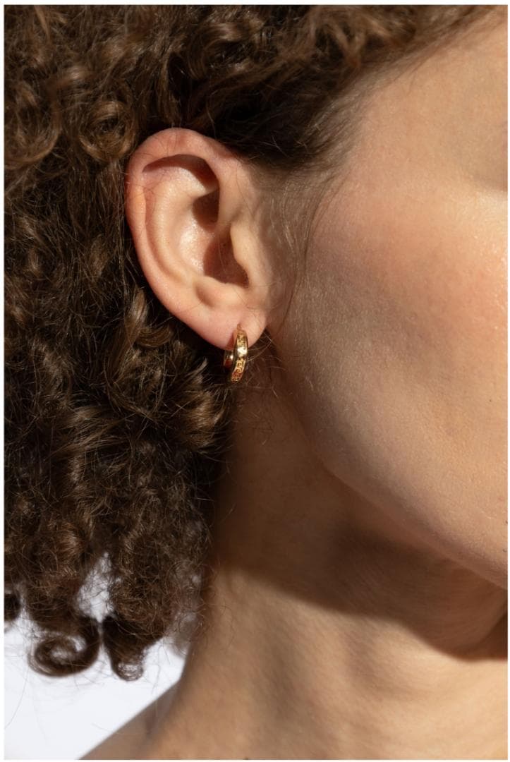 【正規品】 VERSACE ヴェルサーチェ グレカ フープ ピアス