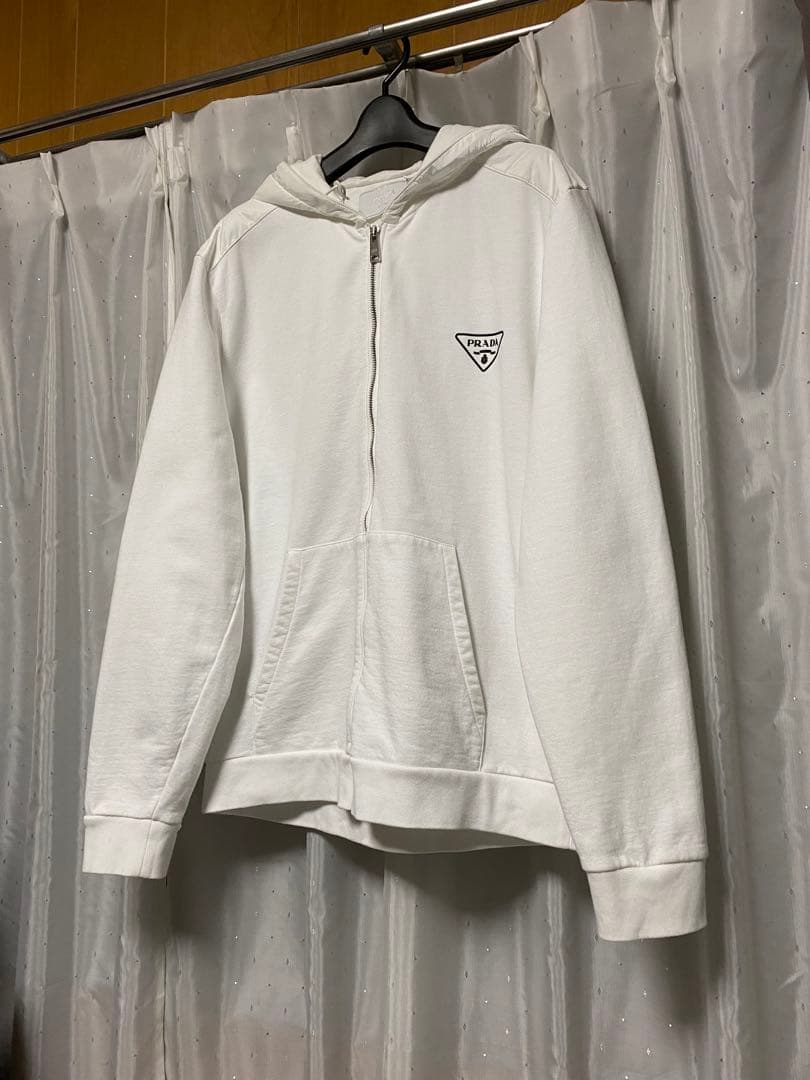 PRADA 2022 ジップパーカー ナイロンドッキング