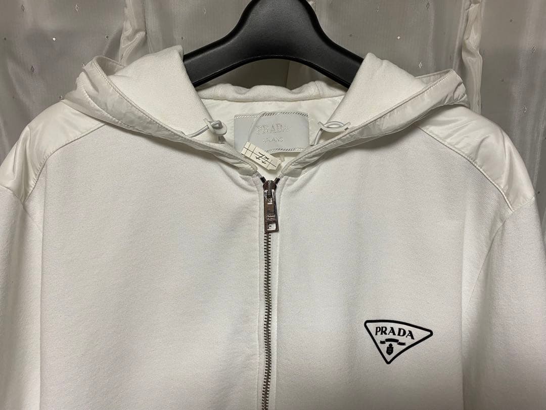 PRADA 2022 ジップパーカー ナイロンドッキング