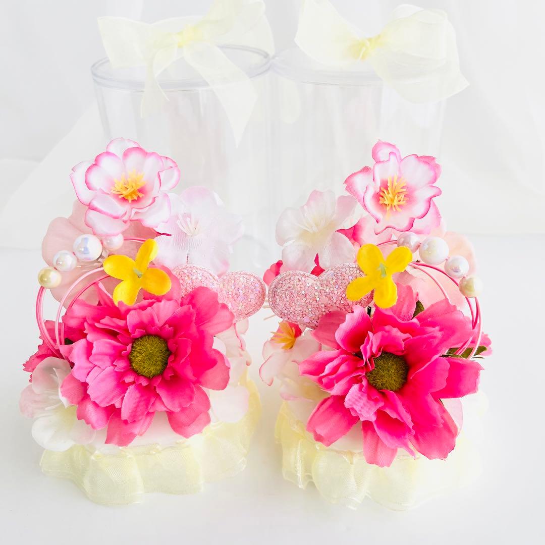 いいね不要様 オーダー 仏花 2対 ケース入り 仏花 一対 3月用、4月用O20