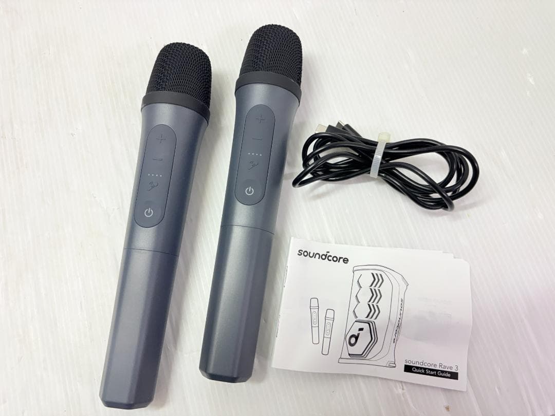 Anker SOUNDCORE RAVE 3 マイク付き ワイヤレス カラオケ