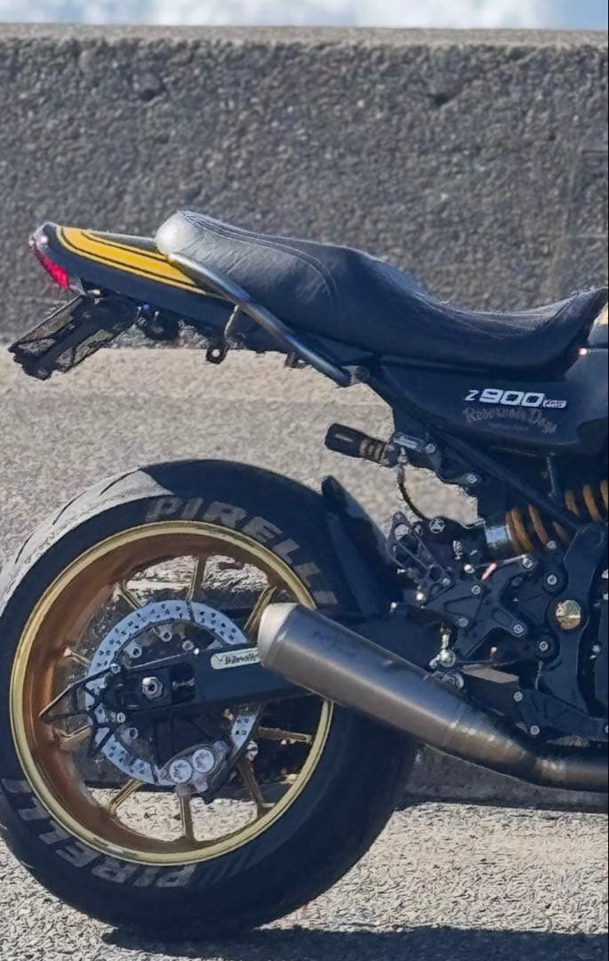 Z900RS用ウィリーキッズチタンタンデムバー
