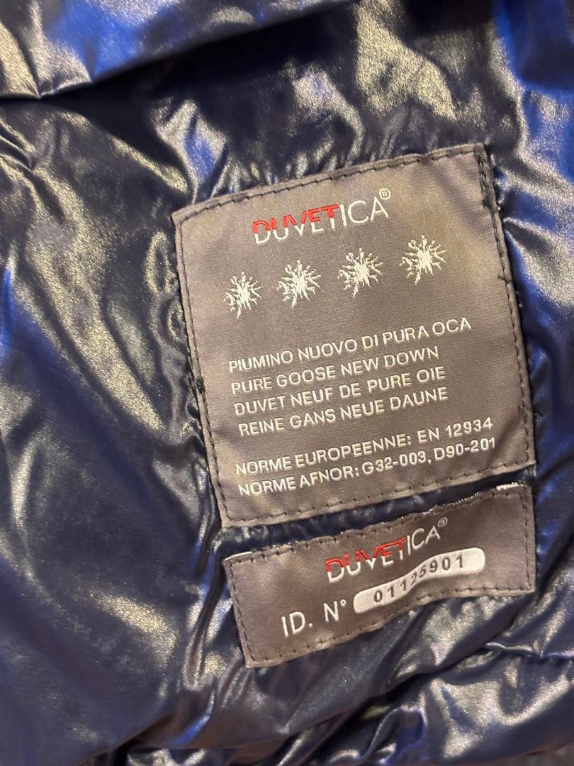 #DUVETICA#ネイビーフード付き#レディース#ダウンジャケット#40M