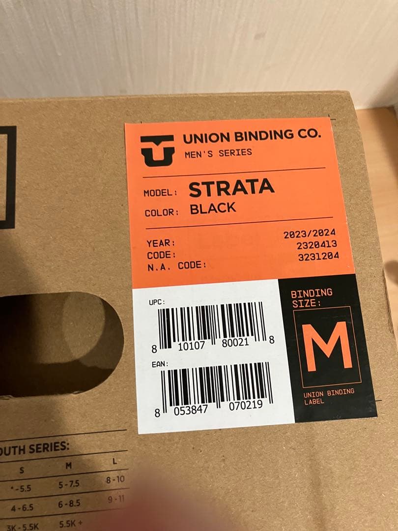 か*み様 UNIONビンディング 23-24Strata MENS Mサイズ ブ