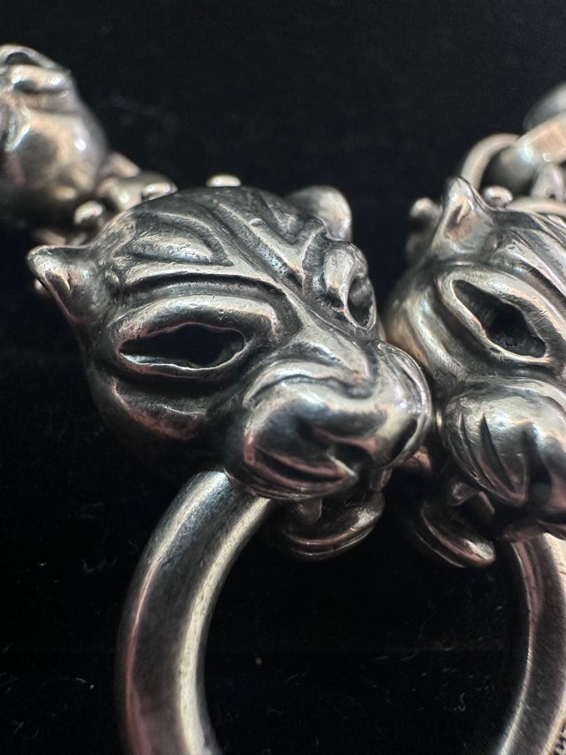 Bill Wall Leather シルバー製 Tバー スカル ブレスレット