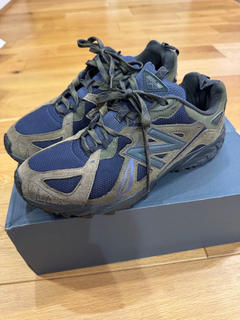 ☆美品☆ New Balance ML610TBH カーキ×ネイビー