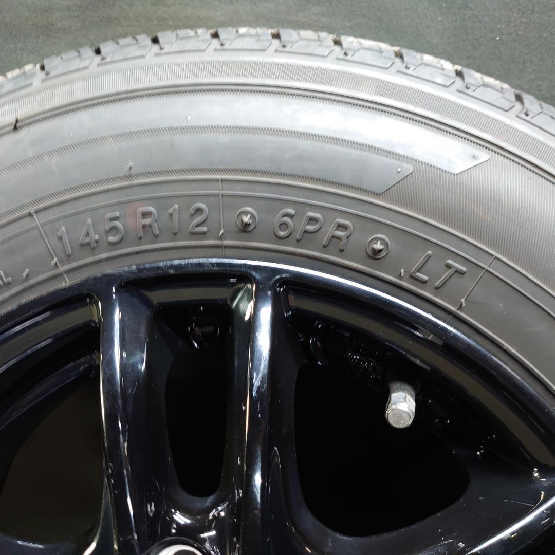 社外アルミ ヨコハマ 145Ｒ12 6PR 軽トラ 軽貨物 PCD/100