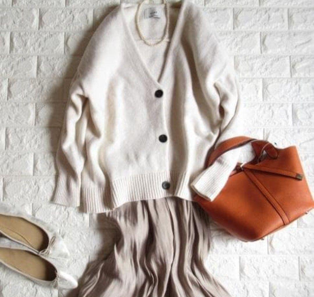 CLANE クラネ × Minami tanakaコラボ 上質エアニットカーデ白