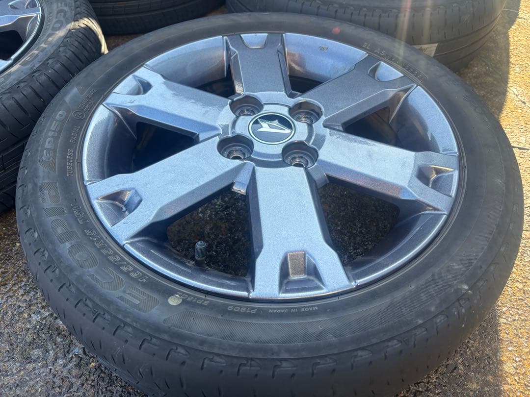 美品 ダイハツ タフト ファンクロス 165/55R15 サマータイヤ 4本