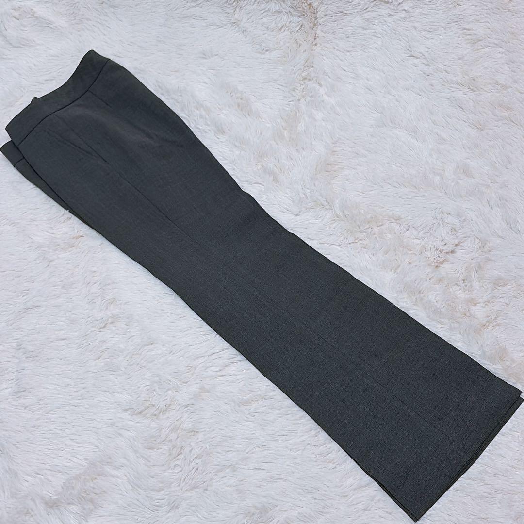 theory luxeダークグレー パンツスーツ Wウール　40 セットアップ