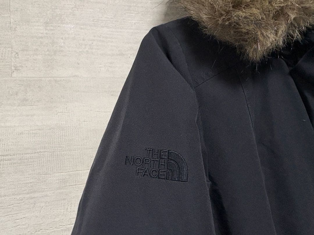 希少 ノースフェイス マックマード ファー付 ダウン ジャケット Lサイズ 黒