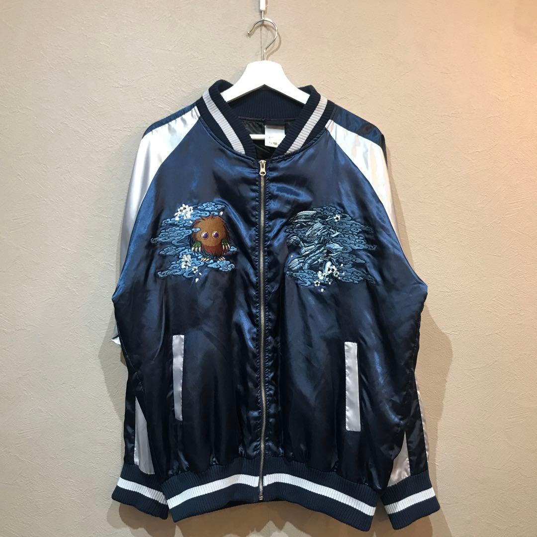 COSPA 刺繍スカジャン 遊☆戯☆王デュエルモンスターズ　青眼の究極竜