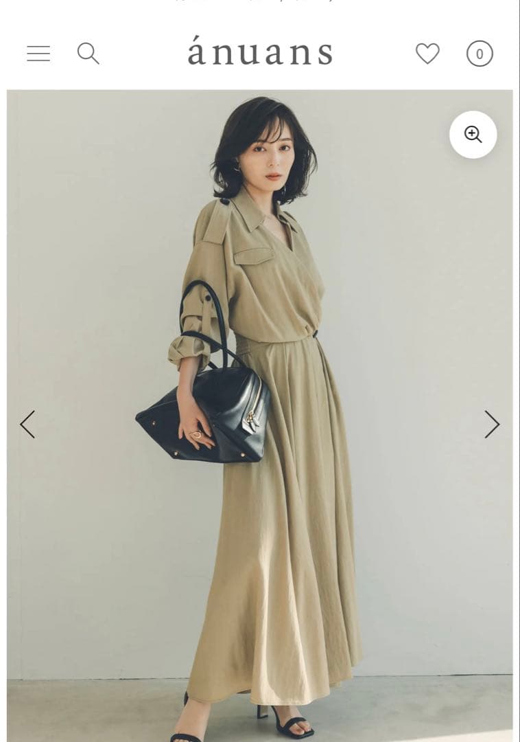 アニュアンス　ミドルボストンバック