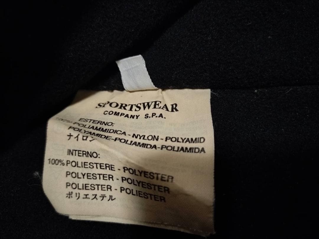 ★90-00　年代　レア　CP COMPANY イタリア製　古着コート　黒　50