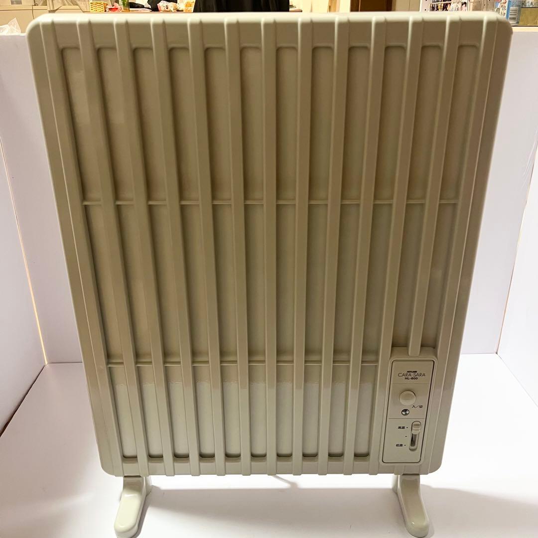 富士ホーロー CARASA パネルヒーター HL-600 薄型 軽量