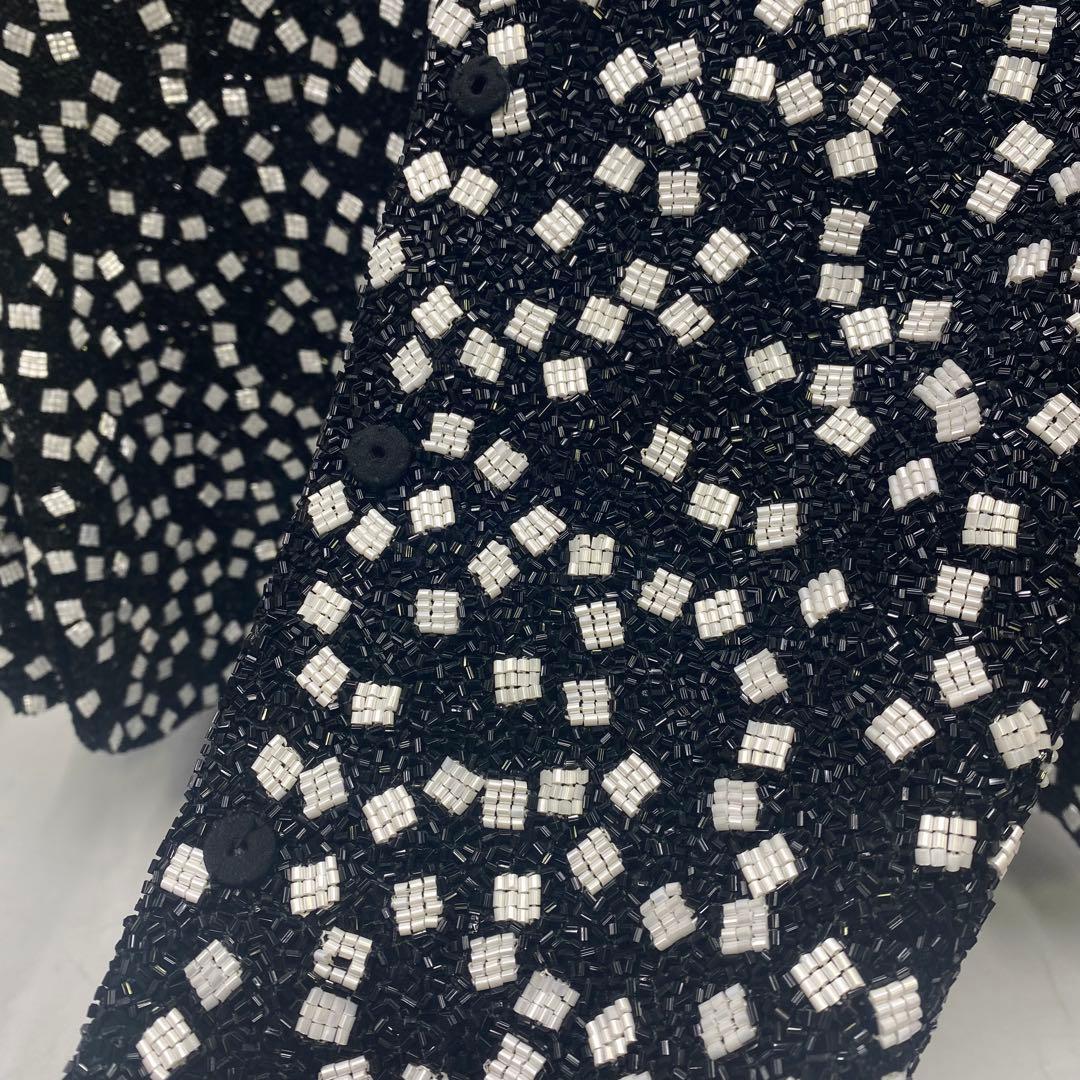 ジョルジオアルマーニ GIORGIO ARMANI ジャケット ビーズ 38