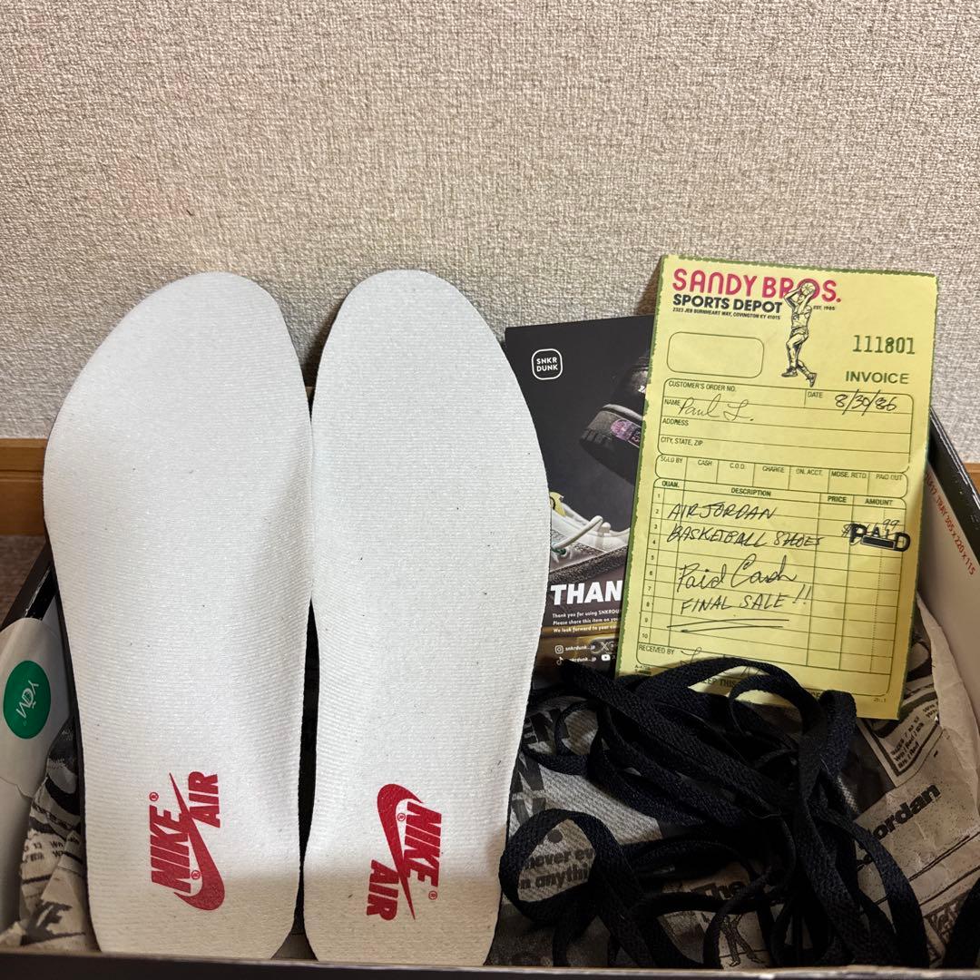 靴 Nike AJ1 Lost&Found/Chicago