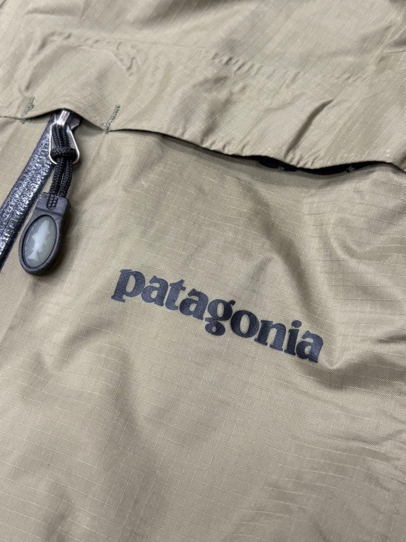patagonia ナイロン ジャケット ウェーディング 釣り オリーブ