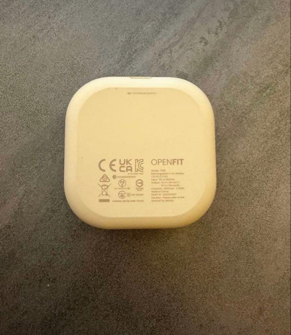 SHOKZ OpenFit ワイヤレスイヤホン ベージュ　オープンイヤー