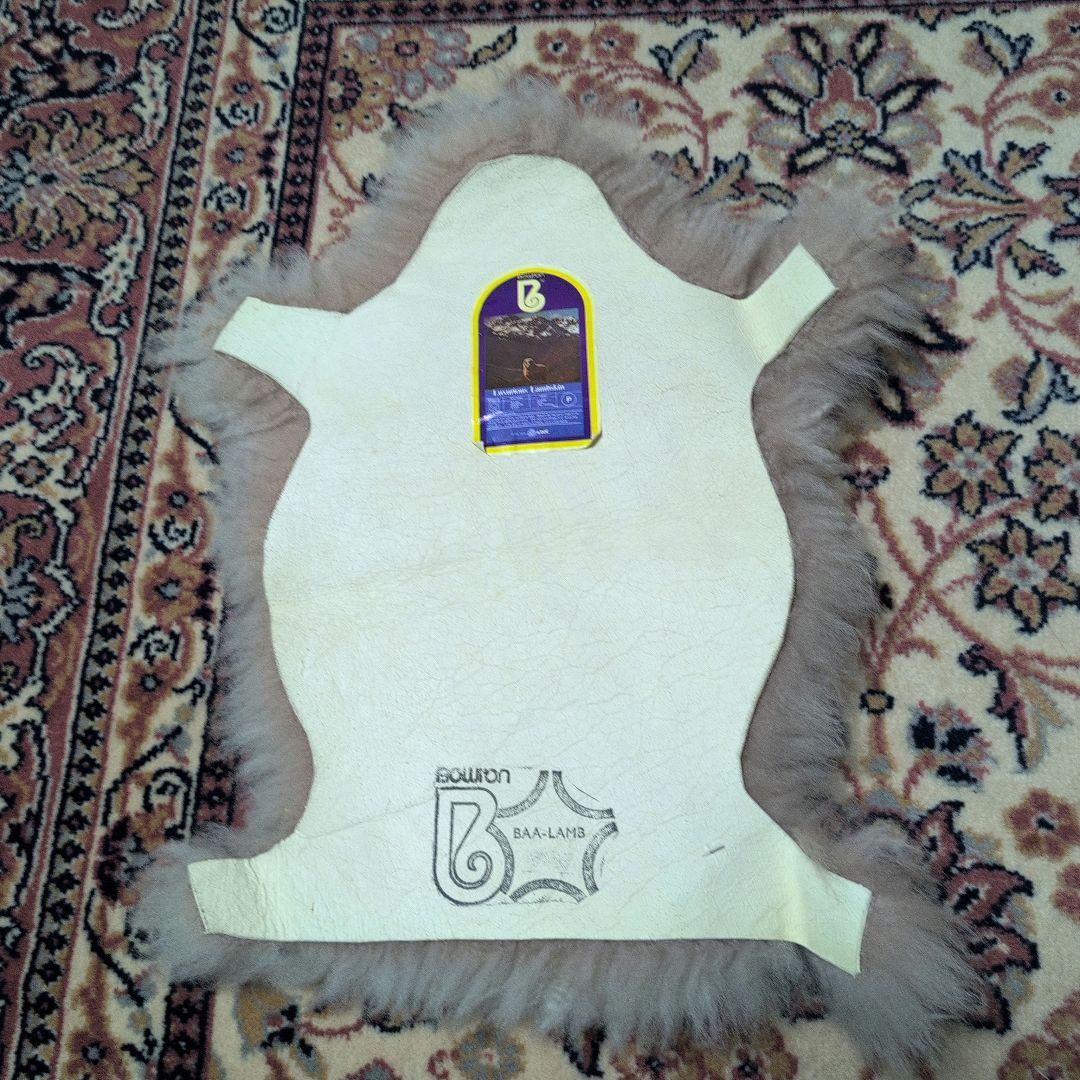 BOWRON　ボーロン　ムートンラグ　2枚セット　ミニサイズ