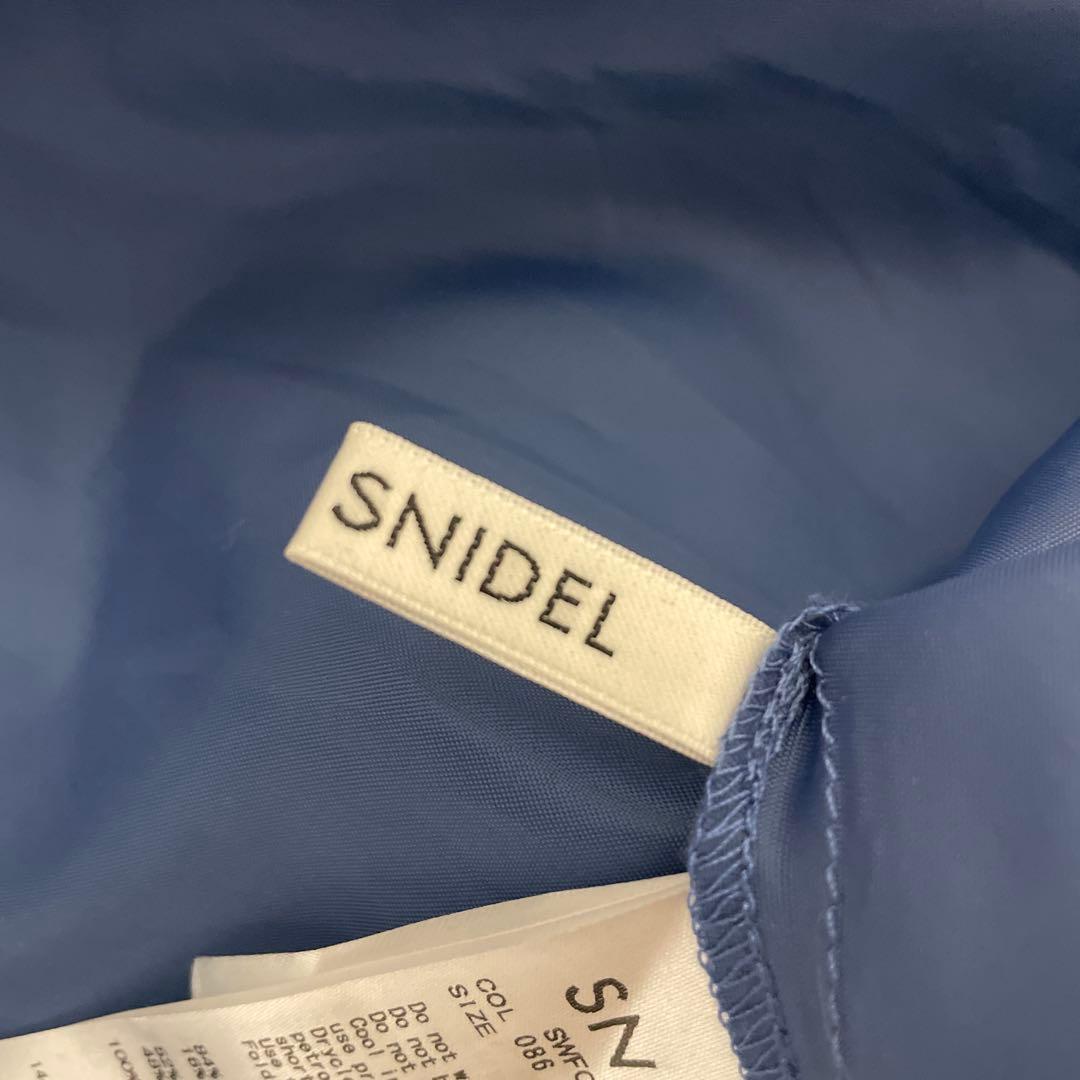 SNIDEL パワーショルダーレースドレス