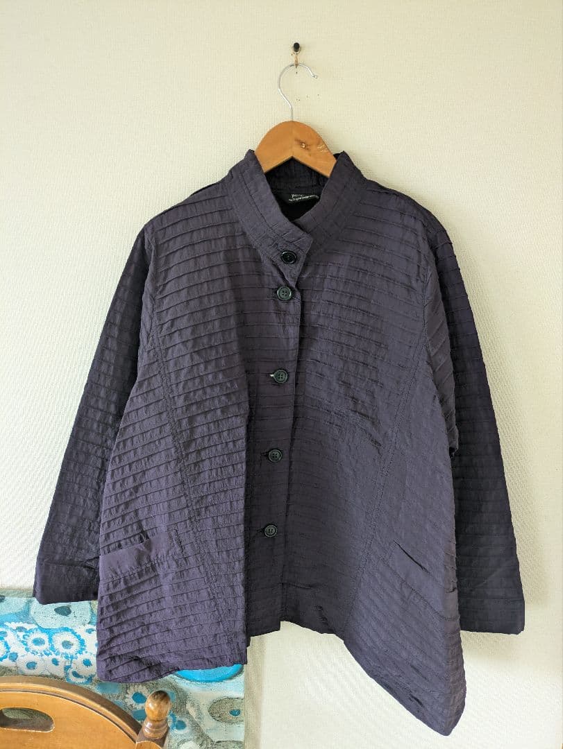 タグ付き。YACCOMARICARD ピンタックシャツ