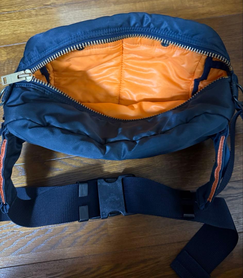 【希少】PORTER / ポーター タンカー ウエストバッグ アイアンブルー