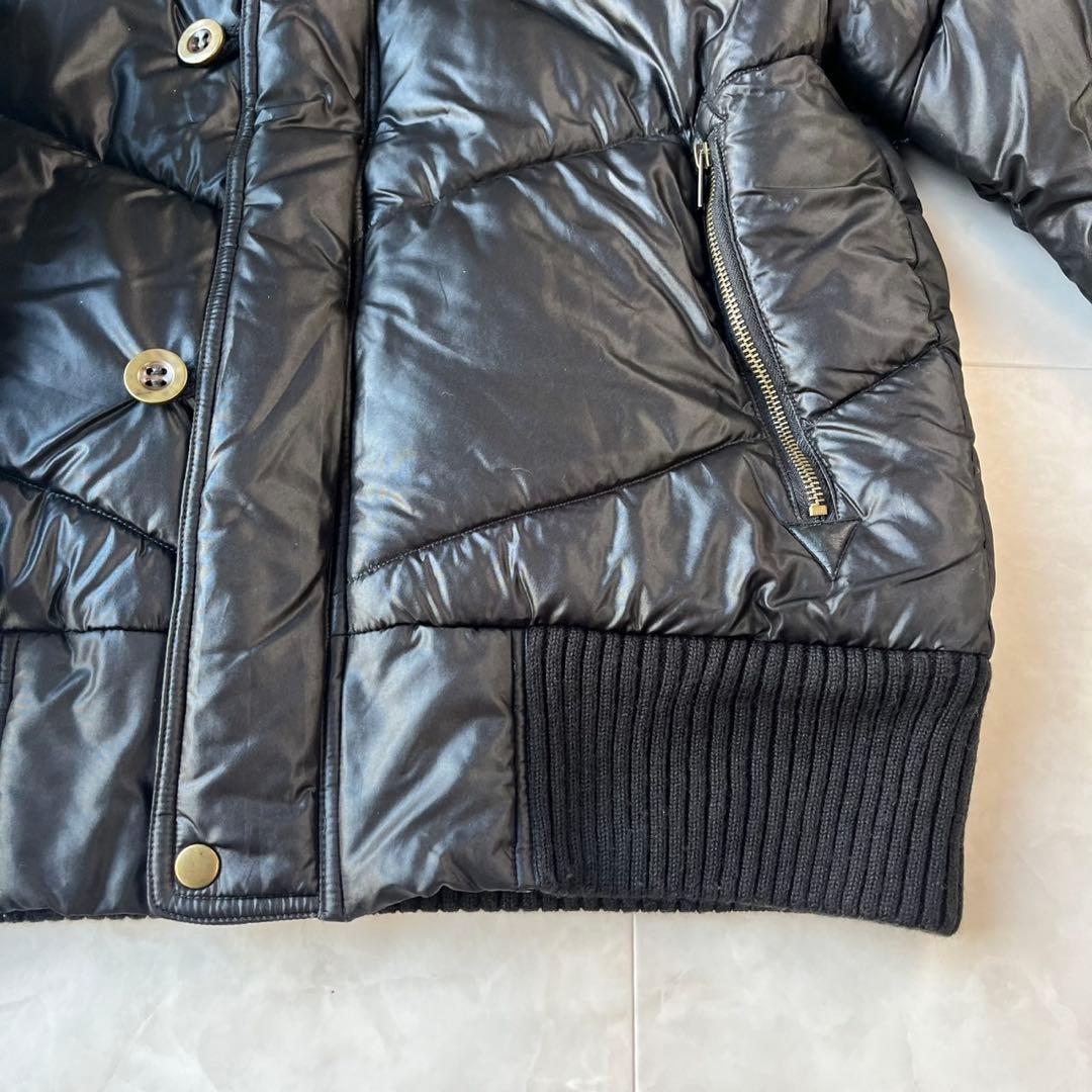 セマンティックデザイン ファー中綿ジャケット 黒 L Y2K 2way お兄系