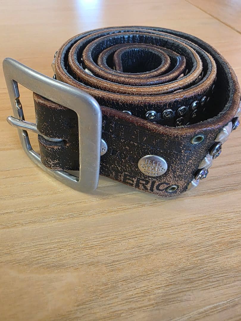 ヒステリックグラマー × バルタザール コラボ品　スタッズ レザーベルト