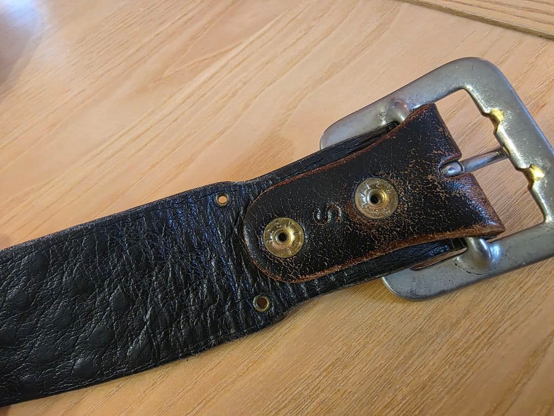 ヒステリックグラマー × バルタザール コラボ品　スタッズ レザーベルト