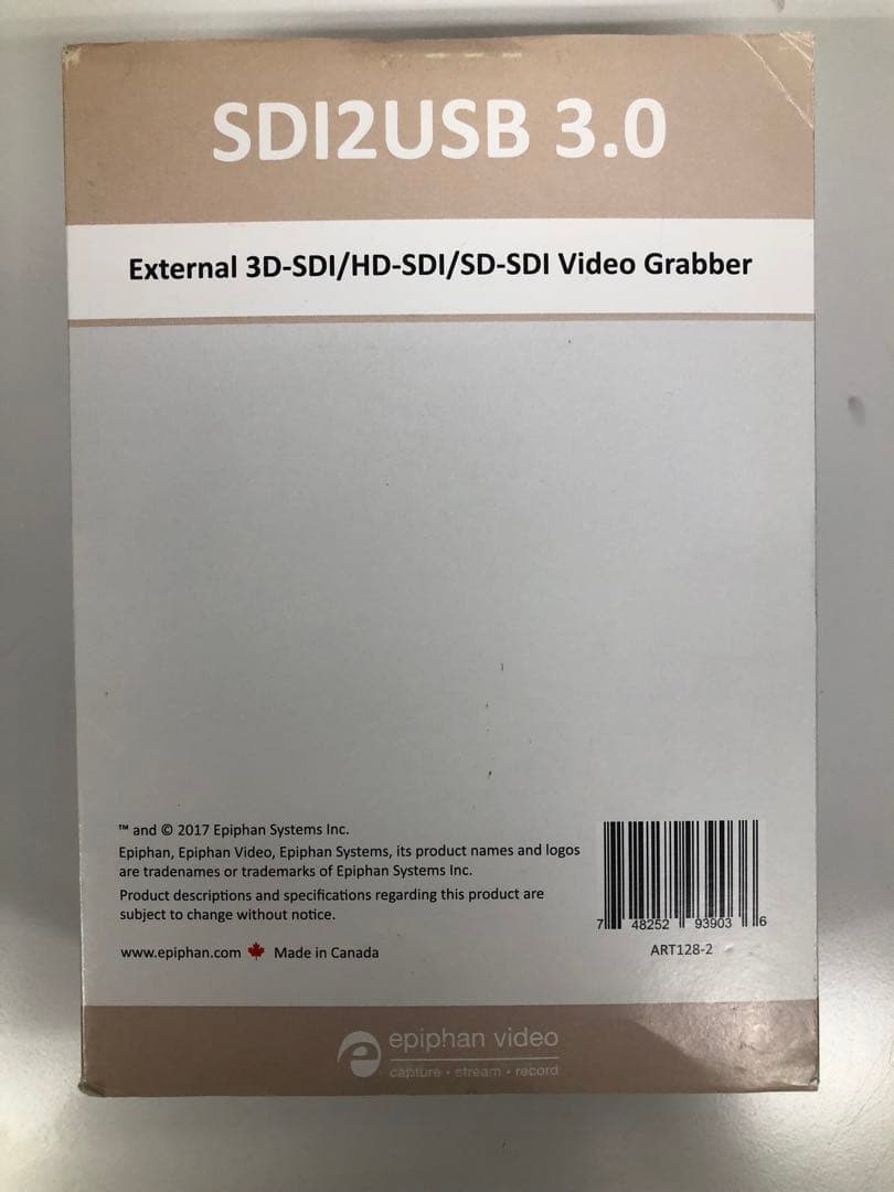 epiphan videos SDI2USB3.0 キャプチャーユニット
