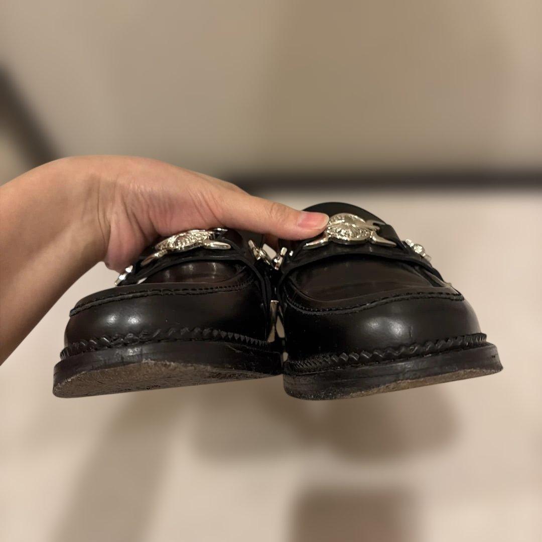 TOGA PULLA ブラックレザー ローファー