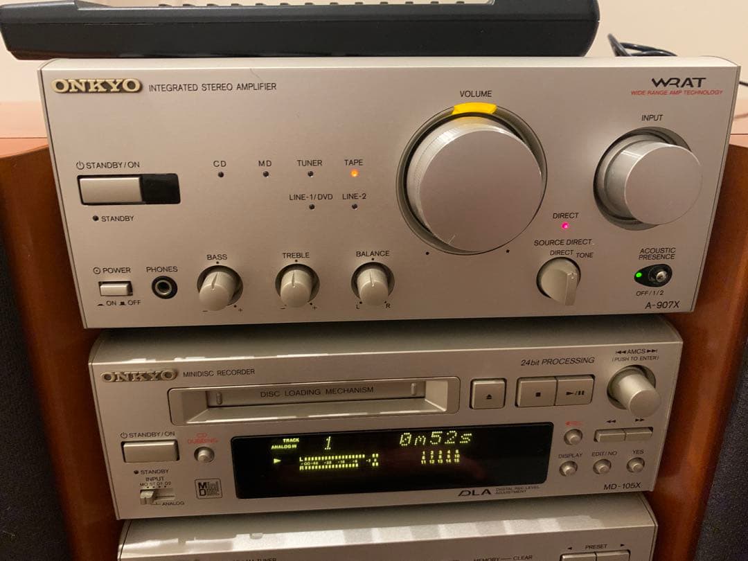 (美品)ONKYO INTEC205 A-907X セットその他