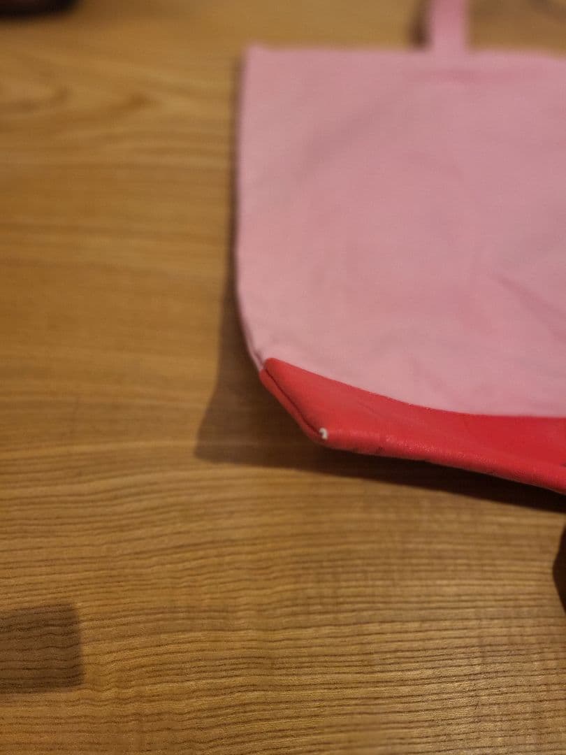 ファミリア　デニムバッグ　ピンク　リバティ