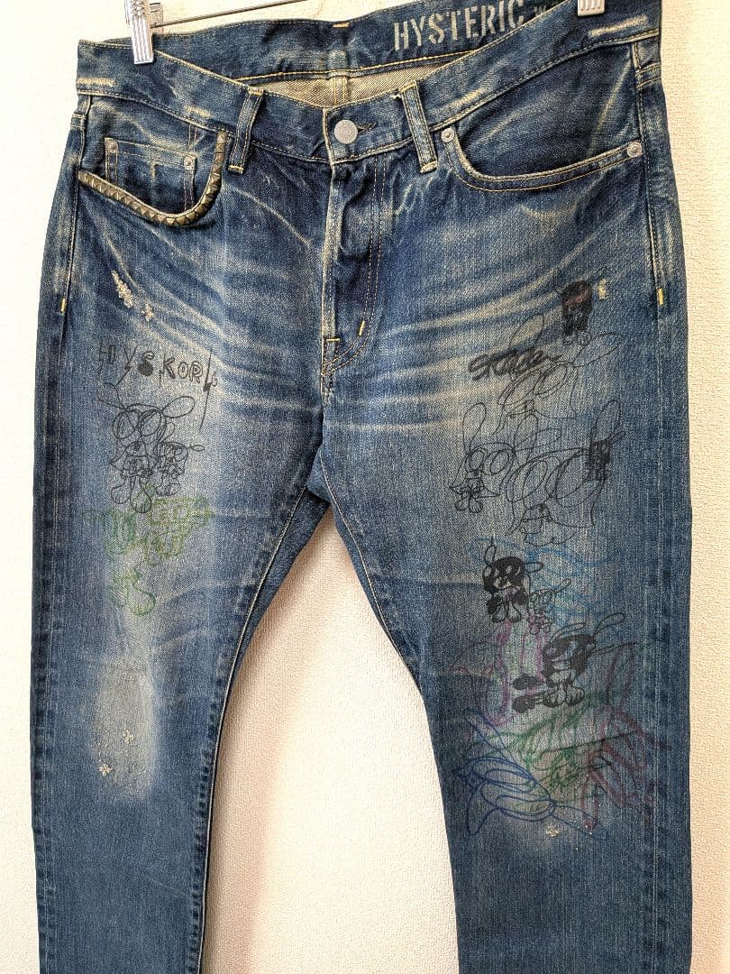 美品†Hysteric Glamour ×SKOLOCT コラボ限定デニム