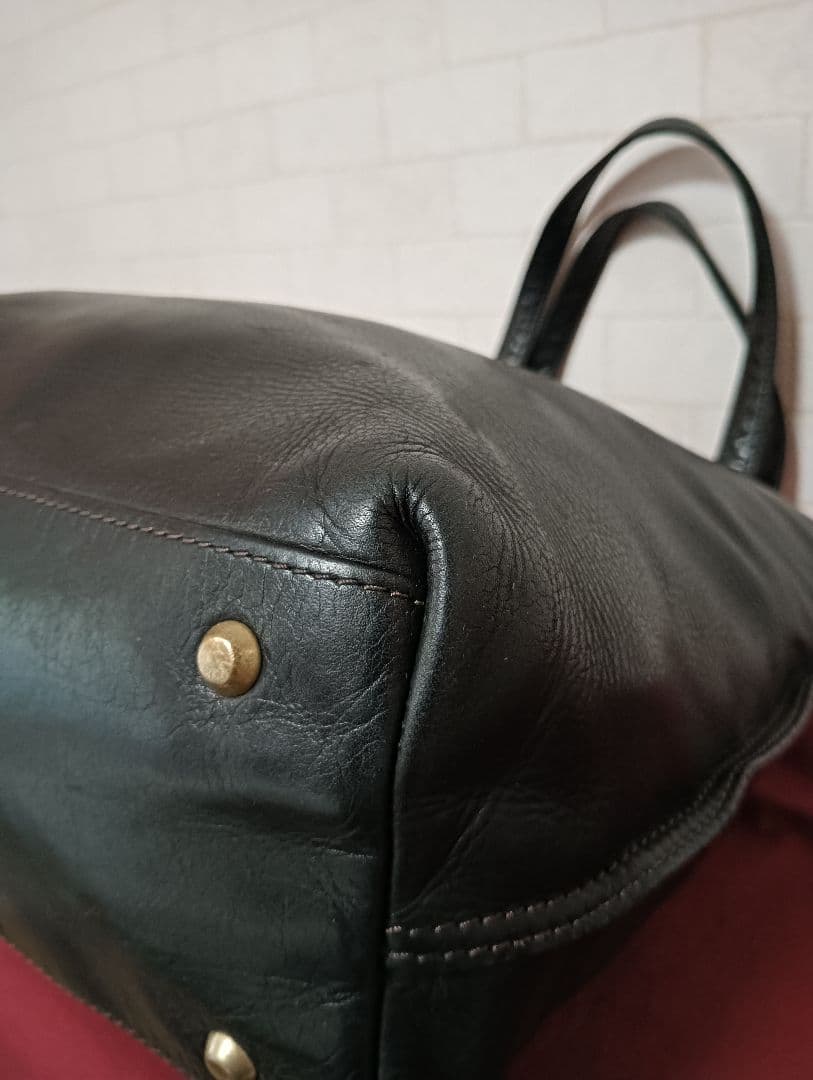 camel 美品! 最高級！ポールスミス コレクション オールレザーバッグ