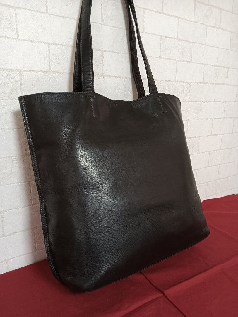 camel 美品! 最高級！ポールスミス コレクション オールレザーバッグ