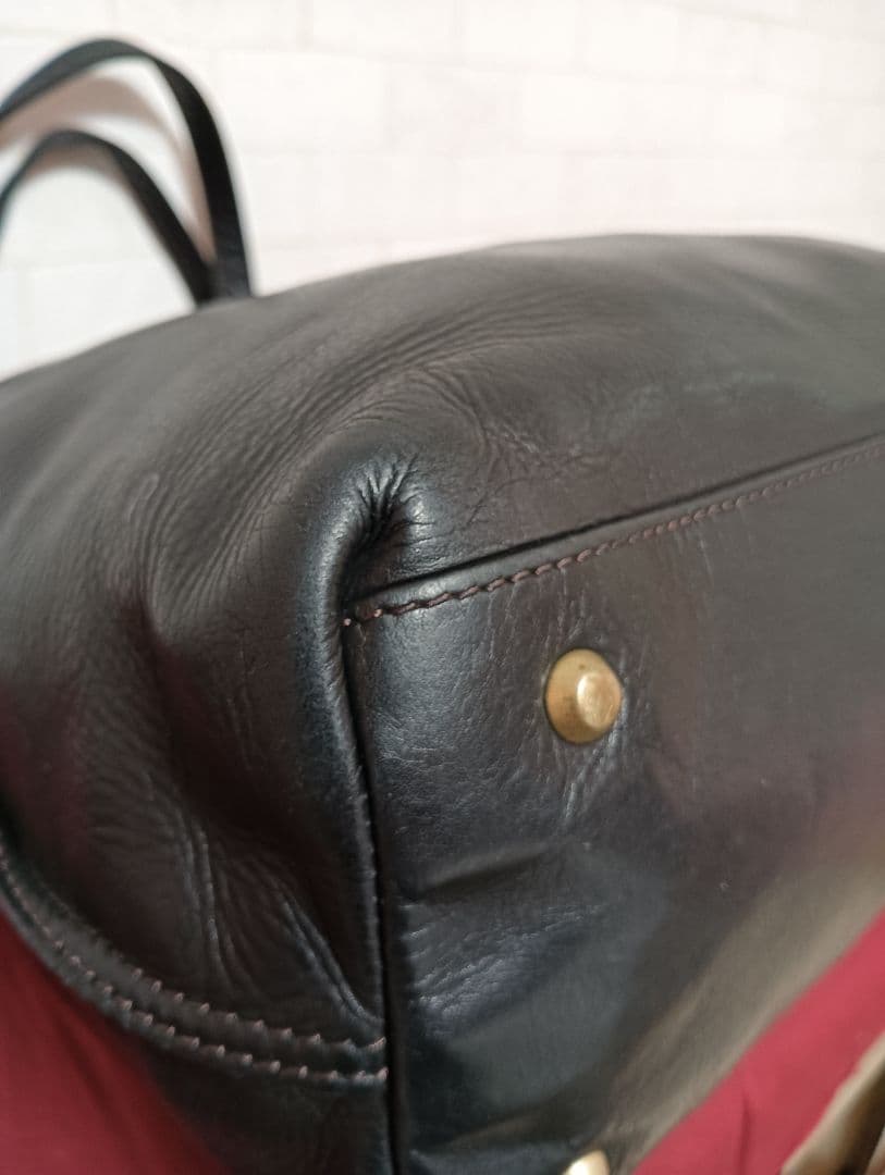 camel 美品! 最高級！ポールスミス コレクション オールレザーバッグ