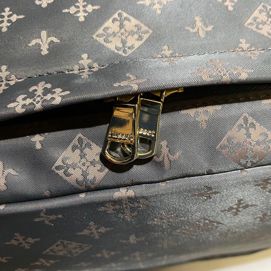 【未使用級】russet　トラベルボストンバッグ　グレーピンク