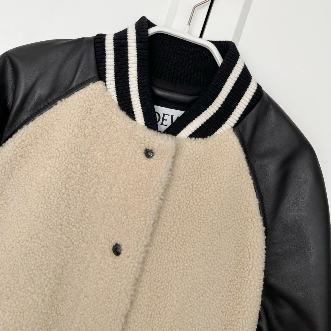 ロエベ　ブルゾン　ジャケット　サイズ36　ムートン　ラム