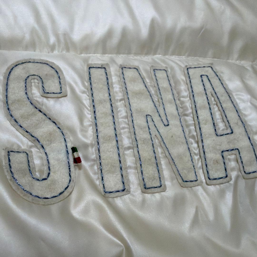 希少 SINA COVA ダウンジャケット ホワイ トシナコバ L