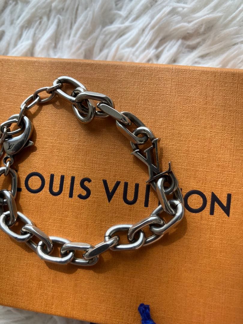 Louis Vuitton シルバーチェーンブレスレット2025年発売