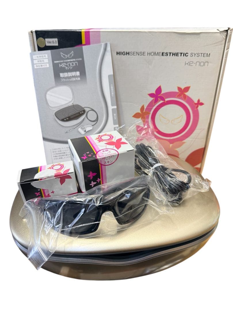 ケノン　Ver6.0 カートリッジ付き ゴールド 脱毛器