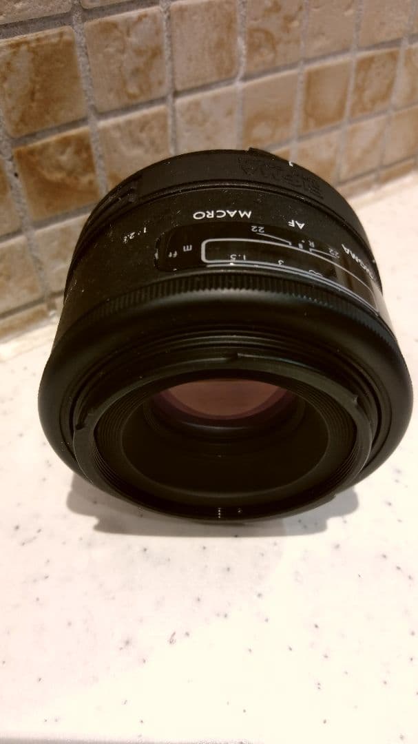 値下げ、シグマ、Af,90ミリ、f2.8、ニコン用、接写可能