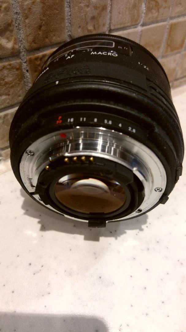 値下げ、シグマ、Af,90ミリ、f2.8、ニコン用、接写可能