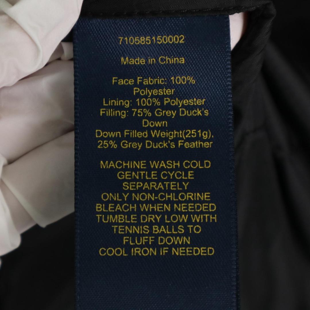 【現行タグ✨】ポロラルフローレン バイカラー ダウンジャケット 肉厚◎紺×黒 L